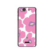 SO-05D-YCM2P0022-78 [オリジナルデザイン docomo SO-05D Xperia SX ケース 【ルーズフラワーコレクション ピンク】]