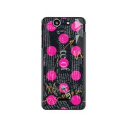 SO-05D-YCM2P0032-78 [オリジナルデザイン docomo SO-05D Xperia SX ケース 【News-paper-Dot ブラック】]