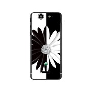 SO-05D-YCM2P0040-78 [オリジナルデザイン docomo SO-05D Xperia SX ケース 【B&W・フラワー】]