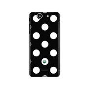 SO-05D-YCM2P0042-78 [オリジナルデザイン docomo SO-05D Xperia SX ケース 【Dot Pattern クラシック ブラック】]