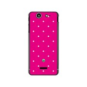 SO-05D-YCM2P0060-78 [オリジナルデザイン docomo SO-05D Xperia SX ケース 【Dot Pattern Micro ピンク & ホワイト】]