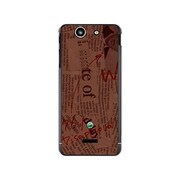 SO-05D-YCM2P0066-78 [オリジナルデザイン docomo SO-05D Xperia SX ケース 【News-paper ブラウン】]