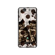 SO-05D-YCM2P0071-78 [オリジナルデザイン docomo SO-05D Xperia SX ケース 【Catウォールペーパー ホワイト】]