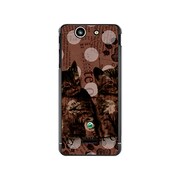 SO-05D-YCM2P0072-78 [オリジナルデザイン docomo SO-05D Xperia SX ケース 【Catウォールペーパー ブラウン】]