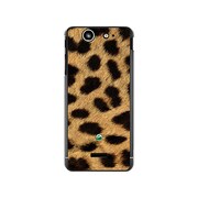 SO-05D-YCM2P0073-78 [オリジナルデザイン docomo SO-05D Xperia SX ケース 【チーター柄 ゴールド】]