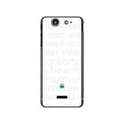 SO-05D-YCM2P0092-78 [オリジナルデザイン docomo SO-05D Xperia SX ケース 【NewYork Typography ホワイト】]