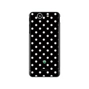 SO-05D-YCM2P0098-78 [オリジナルデザイン docomo SO-05D Xperia SX ケース 【Dot Pattern キュート ブラック】]