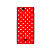 SO-05D-YCM2P0100-78 [オリジナルデザイン docomo SO-05D Xperia SX ケース 【Dot Pattern キュート レッド】]