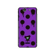 SO-05D-YCM2P0114-78 [オリジナルデザイン docomo SO-05D Xperia SX ケース 【Dot Pattern マウス パープル】]