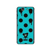 SO-05D-YCM2P0115-78 [オリジナルデザイン docomo SO-05D Xperia SX ケース 【Dot Pattern マウスミント】]