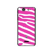 SO-05D-YCM2P0194-78 [オリジナルデザイン docomo SO-05D Xperia SX ケース 【ゼブラ柄 ピンク】]