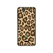 SO-05D-YCM2P0212-78 [オリジナルデザイン docomo SO-05D Xperia SX ケース 【ヒョウ柄 アヴリル ゴールド】]