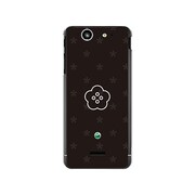 SO-05D-YCM2P0239-78 [オリジナルデザイン docomo SO-05D Xperia SX ケース 【ブラックスターフラワー A】]