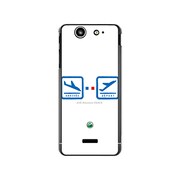 SO-05D-YCM2P0260-78 [オリジナルデザイン docomo SO-05D Xperia SX ケース 【AIR-Lineシリーズ タッチダウンGo!】]