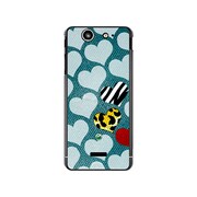 SO-05D-YCM2P0275-78 [オリジナルデザイン docomo SO-05D Xperia SX ケース 【ハートごちゃ】]