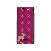 SO-05D-YCM2P0283-78 [オリジナルデザイン docomo SO-05D Xperia SX ケース 【Dot Reindeer パープル】]
