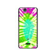 SO-05D-YCM2P0348-78 [オリジナルデザイン docomo SO-05D Xperia SX ケース 【タイダイ サイケ】]