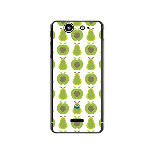 SO-05D-YCM2P0358-78 [オリジナルデザイン docomo SO-05D Xperia SX ケース 【ドット グリーンアップル】]