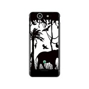 SO-05D-YCM2P0374-78 [オリジナルデザイン docomo SO-05D Xperia SX ケース 【ブラックサファリ】]