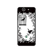 SO-05D-YCM2P0375-78 [オリジナルデザイン docomo SO-05D Xperia SX ケース 【バードフィーリング】]