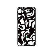 SO-05D-YCM2P0376-78 [オリジナルデザイン docomo SO-05D Xperia SX ケース 【モノクロームフラワー】]