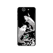 SO-05D-YCM2P0386-78 [オリジナルデザイン docomo SO-05D Xperia SX ケース 【和柄 鯉の滝登り】]
