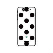 SO-05D-YCM2P0396-78 [オリジナルデザイン docomo SO-05D Xperia SX ケース 【Dot Pattern クラシック Big ホワイト】]