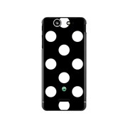 SO-05D-YCM2P0397-78 [オリジナルデザイン docomo SO-05D Xperia SX ケース 【Dot Pattern クラシック Big ブラック】]
