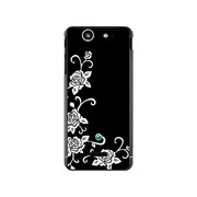 SO-05D-YCM2P0416-78 [オリジナルデザイン docomo SO-05D Xperia SX ケース 【ホワイトローズ ブラックパターン】]