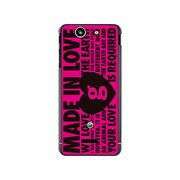 SO-05D-YCM2P0441-78 [オリジナルデザイン docomo SO-05D Xperia SX ケース 【MADE IN LOVE pink design】]