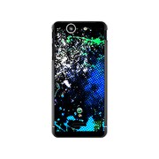 SO-05D-YCM2P0445-78 [オリジナルデザイン docomo SO-05D Xperia SX ケース 【Smash Paint Graphics - Cool Blue】]