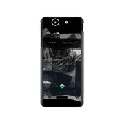 SO-05D-YCM2P0449-78 [オリジナルデザイン docomo SO-05D Xperia SX ケース 【Black Tape Graphics】]