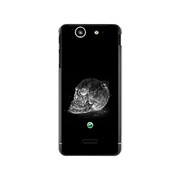 SO-05D-YCM2P0457-78 [オリジナルデザイン docomo SO-05D Xperia SX ケース 【スカルヘッドフラワー ブラックプレート】]