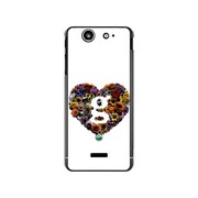 SO-05D-YCM2P0464-78 [オリジナルデザイン docomo SO-05D Xperia SX ケース 【Lovegram Flower Heart white】]