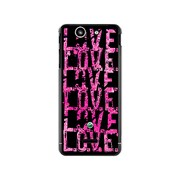 SO-05D-YCM2P0469-78 [オリジナルデザイン docomo SO-05D Xperia SX ケース 【LOVE. LOVE. LOVE. The Pink】]