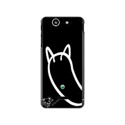 SO-05D-YCM2P0484-78 [オリジナルデザイン docomo SO-05D Xperia SX ケース 【メロイックベア サイコパス & ギター - F】]