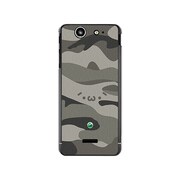 SO-05D-YCM2P0509-78 [オリジナルデザイン docomo SO-05D Xperia SX ケース 【ショボーン カモ柄A  (´・ω・`)】]