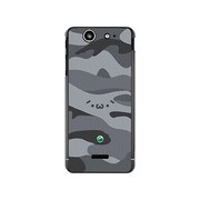 SO-05D-YCM2P0510-78 [オリジナルデザイン docomo SO-05D Xperia SX ケース 【ショボーン カモ柄B  (´・ω・`)】]