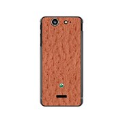 SO-05D-YCM2P0518-78 [オリジナルデザイン docomo SO-05D Xperia SX ケース 【オーストリッチ パターン レットブラウン】]