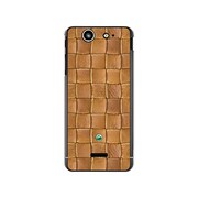 SO-05D-YCM2P0522-78 [オリジナルデザイン docomo SO-05D Xperia SX ケース 【クロスレザー パターン ブラウン】]