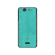 SO-05D-YCM2P0525-78 [オリジナルデザイン docomo SO-05D Xperia SX ケース 【ヘビ柄 グリーンミックス】]