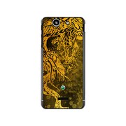 SO-05D-YCM2P0597-78 [オリジナルデザイン docomo SO-05D Xperia SX ケース 【ゴールドドラゴン 金龍】]