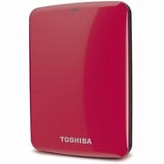 USB3.0対応 2.5インチ ポータブルハードディスク 2TB レッド CANVIO CONNECT HD-PD20TR
