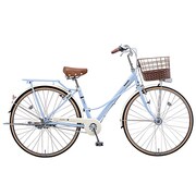 シティサイクル カラーズ・F・ツインロック 26型 内装3段変速 ペールブルー B-CLF63V