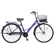 シティサイクル カラーズ・B・ツインロック 27型 内装3段変速 シャイニングパープル B-CLB73P