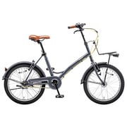 シティサイクル グリッター 20型 内装3段変速 プラズマグレー B-GL03N