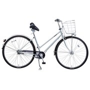 シティサイクル タフチェーン・ガチャリンコ 28型 内装5段変速 シャトルシルバー B-GMF85AS