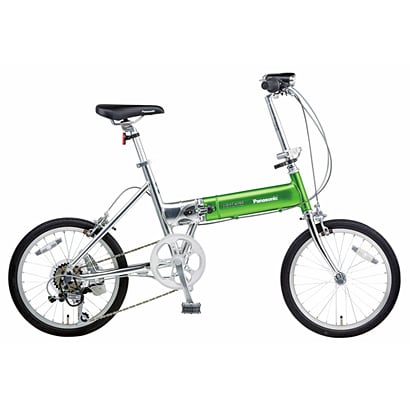 折りたたみ自転車 ライトウイング 18型 外装7段変速 ウイングライムグリーン B-TW872BG