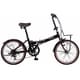 折りたたみ自転車 ビーンズハウス 20型 外装6段変速 ピュアブラック B-BH063BB