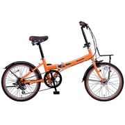 折りたたみ自転車 ビーンズハウス 20型 外装6段変速 ブルーナレッド B-BH063BK